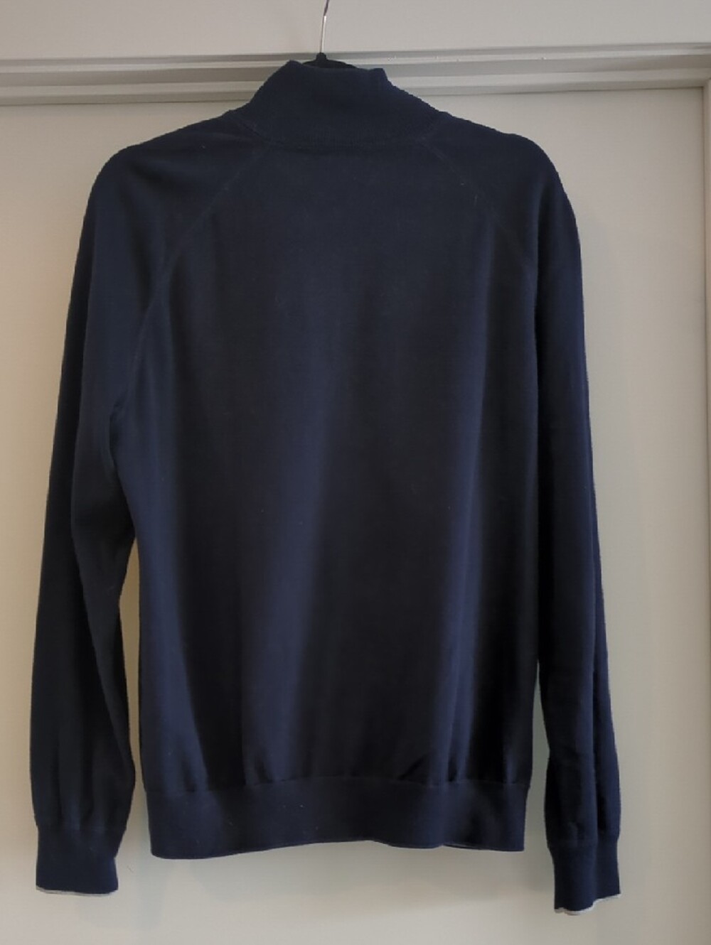 Ralph Lauren Men’s Dark Navy Full-Zip Polo Sweater - Picture 2 of 3